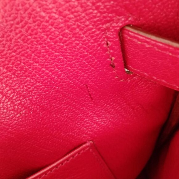 7806998BJ (X6) Hermes Hand Bag Birkin Red Leather - Picture 11 of 14